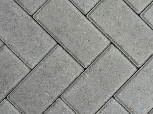 Pemasangan Paving PAKET C<br>Harga Untuk Pemasangan Paving Block Saja 1 europa_grey_block_paving_l200mm_w100mm__diy_at_bq